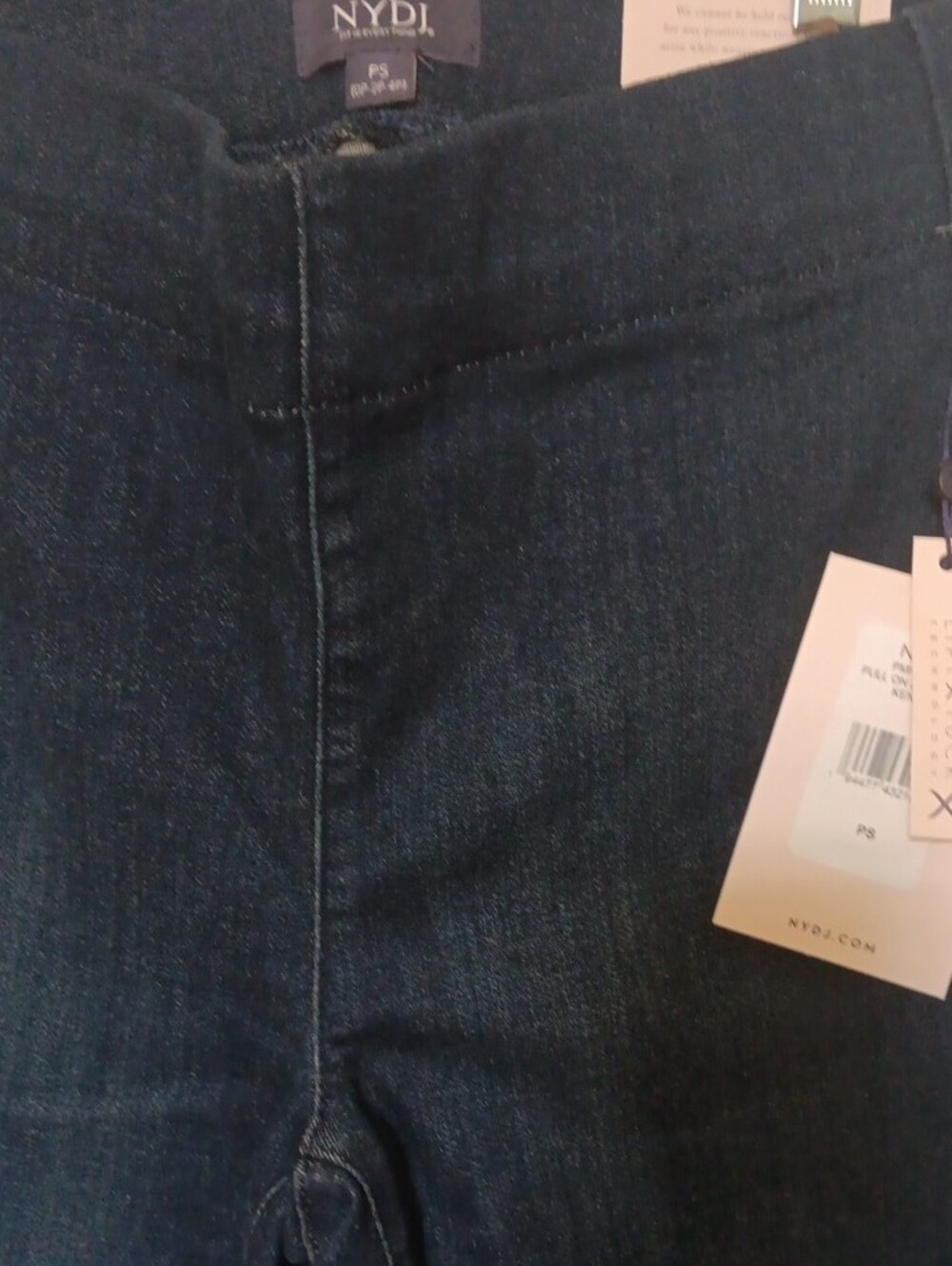 NWT,NYDJ Women's Boot Cut Jeans - Dark Indigo Blue.2-4 Petite - Picture 7 of 8